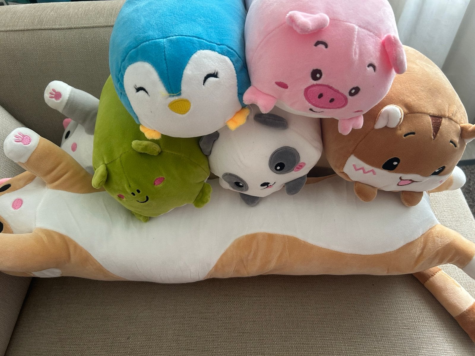 Leuke knuffelcollectie: Squishmallows en meer!, Pinguïn, Overige karakters, Blauw, Ophalen of Verzenden