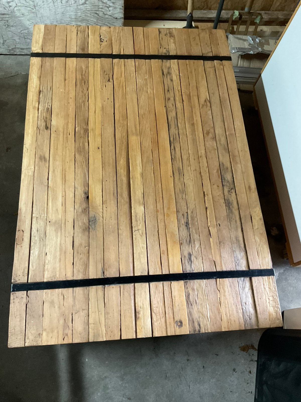 GRATIS ! Houten salontafel, Ophalen, Zo goed als nieuw, Hout