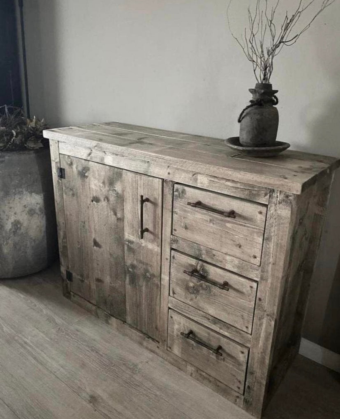 ~Stoer Sober Landelijk Houten Dressoir/Ladenkast~, Ophalen of Verzenden, Nieuw