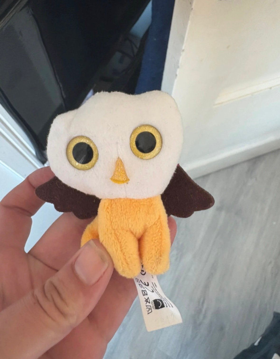 Schattige kleine uil knuffel - Zo goed als nieuw, Overige merken, Overige karakters, Overige typen, Ophalen of Verzenden