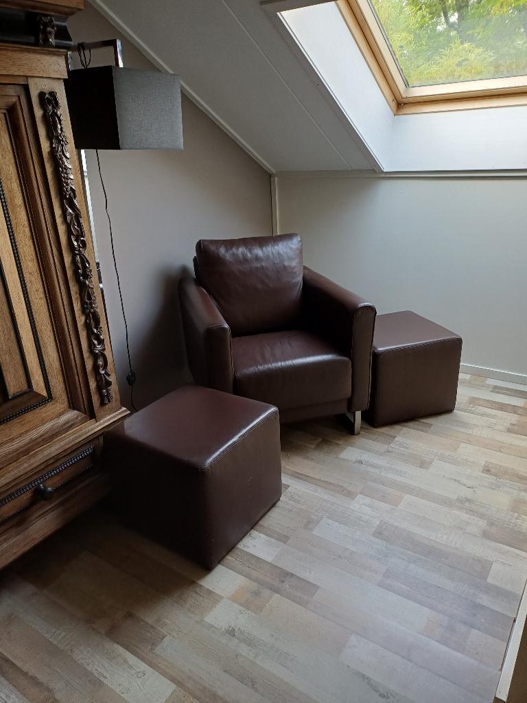 Fauteuils, Huis en Inrichting, Fauteuils, Ophalen, Gebruikt, Tijdloos, 50 tot 75 cm