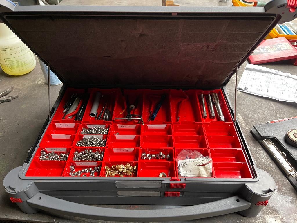 helicoil insert Amecoil Recoil Reparatieset M3-M20 Losse set, Ophalen of Verzenden, Zo goed als nieuw