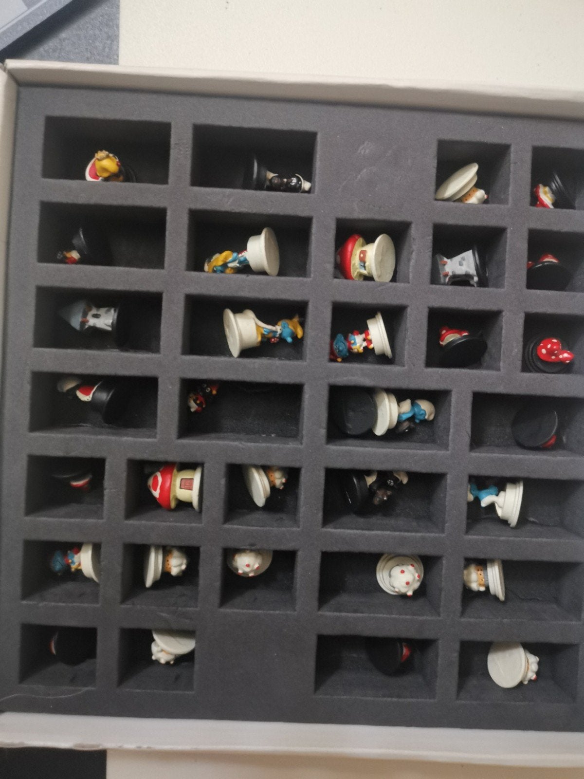 Plastoy Collectoys Smurfen Schaakspel 1996 - Compleet, Verzamelen, Ophalen of Verzenden, Zo goed als nieuw