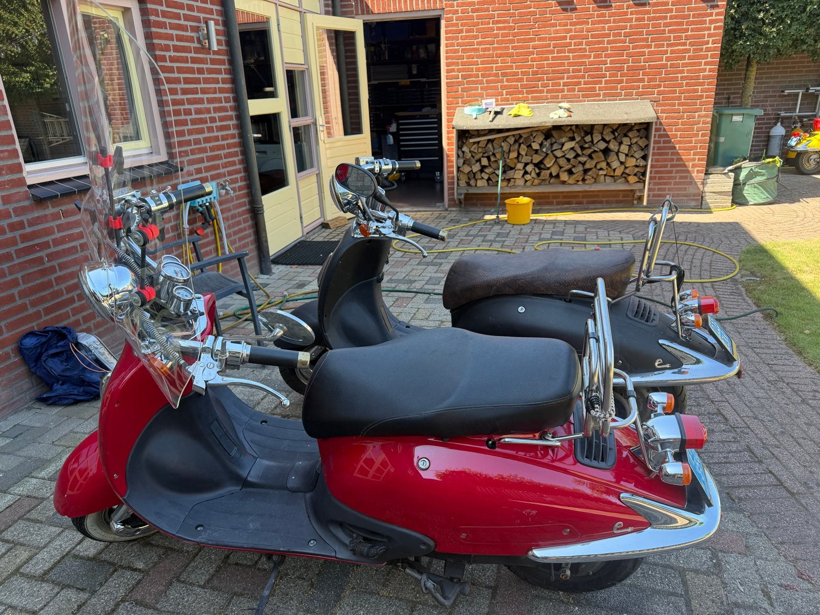 T.e.a.b 2 Ebretti elektrische scooters zonder accu, Ophalen, Gebruikt, Overige typen, Overige merken