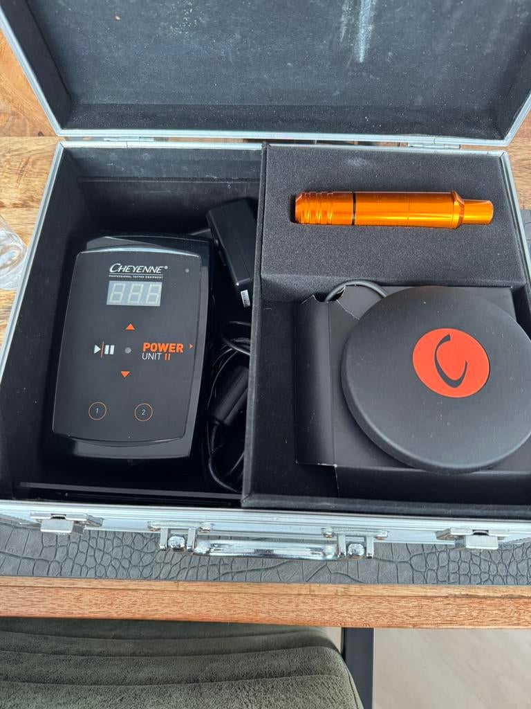 CHEYENNE - Tattoo Pen - HAWK PEN - Orange SET, Ophalen of Verzenden, Zo goed als nieuw