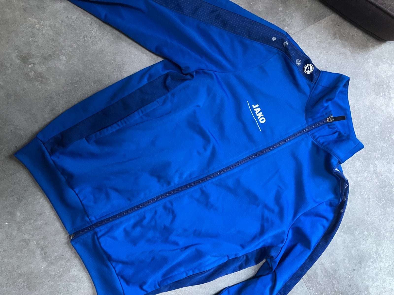 Jako trainingsjas maat 152 ONB kleur Sc Heerenveen, Blauw, Overige maten, Ophalen of Verzenden, Zo goed als nieuw