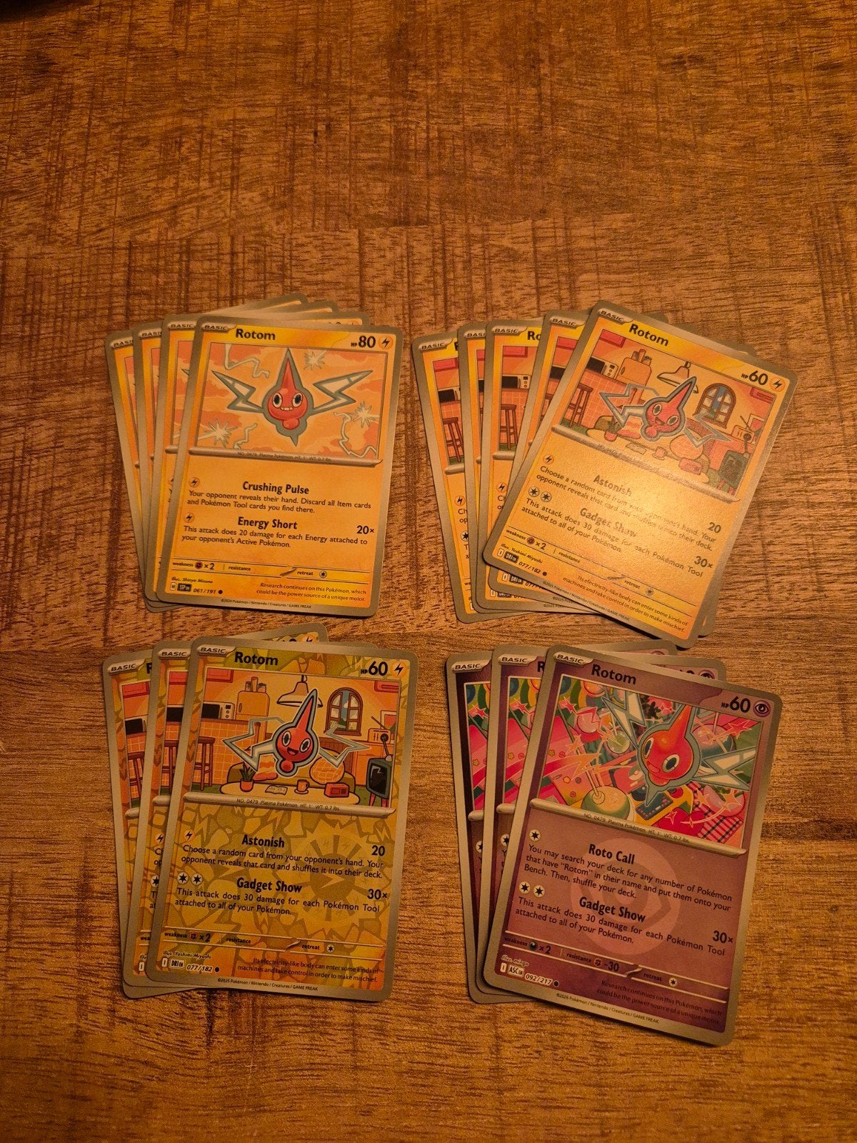 Rotom Pokémon kaarten - Diverse talen en condities, Ophalen of Verzenden, Gebruikt, Meerdere kaarten