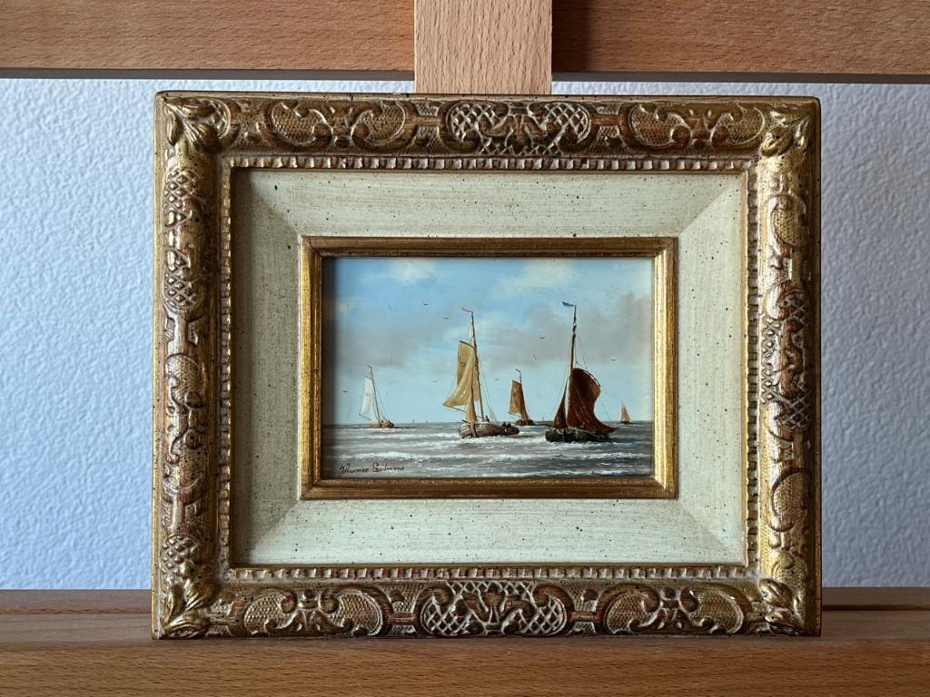 Johannes Eerdmans, zeilschepen op volle zee, Ophalen
