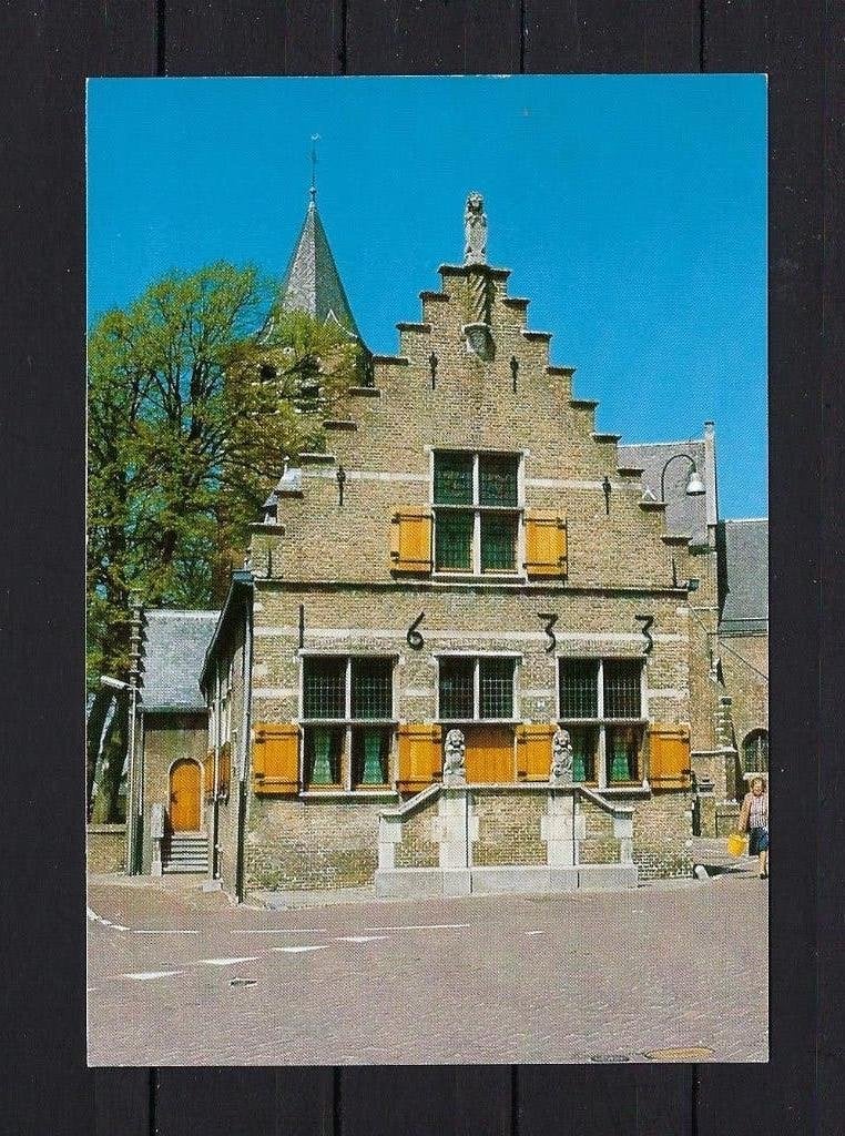 123 Halsteren, Gemeentehuis, Ophalen of Verzenden, 1980 tot heden, Gelopen, Noord-Brabant