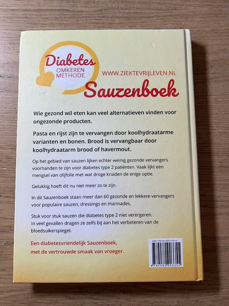 Diabetes Omkeren Methode Sauzenboek, Ophalen of Verzenden, Zo goed als nieuw