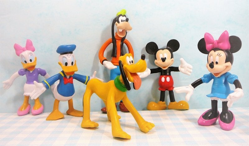 Disney pluto,goofy, minnie, mickey ,donald , katrien figuren, Verzenden