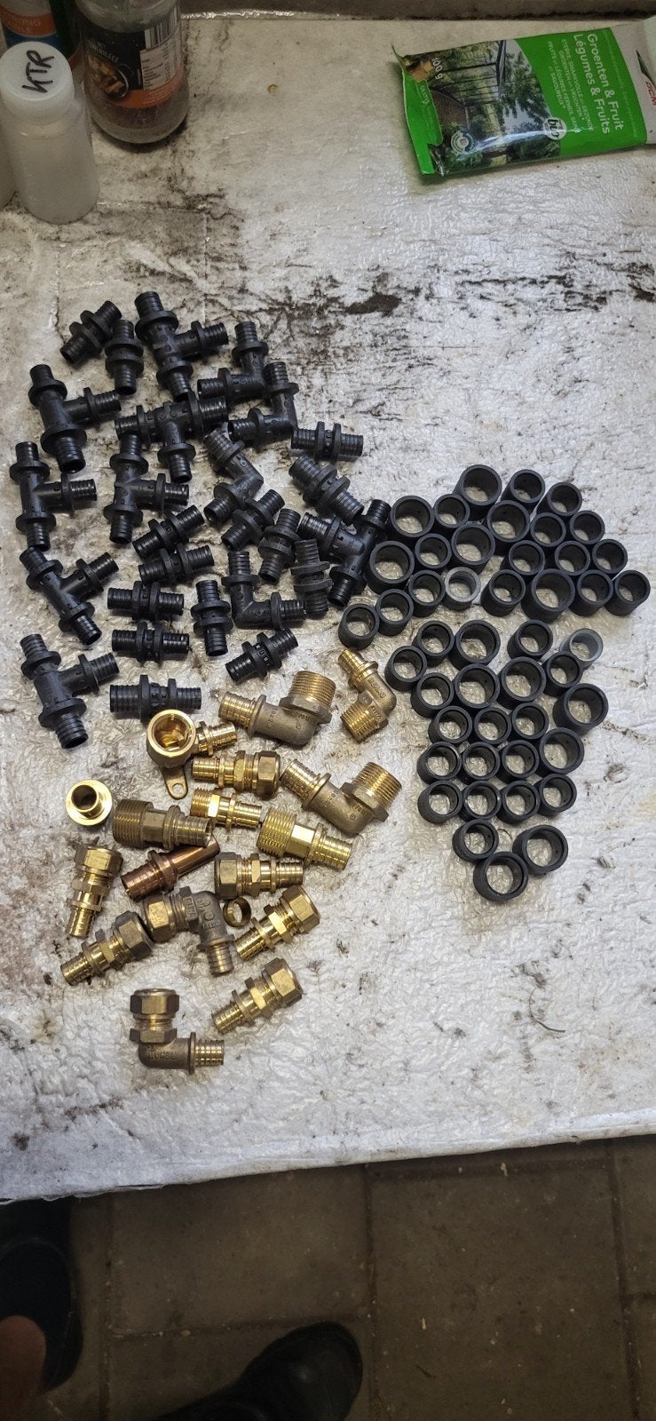 Rehau koppelingen en hulzen 16mm en 20mm, Ophalen of Verzenden