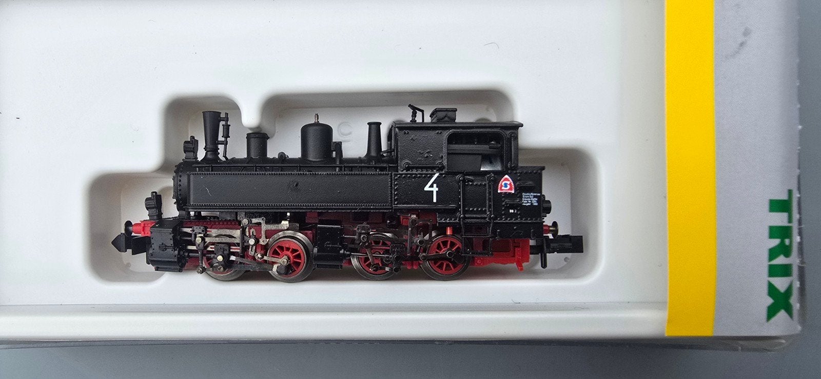 Minitrix 12403 br98.7 mallet zuckersussi 4 topstaat ovp., Trix, Ophalen of Verzenden, Zo goed als nieuw, Gelijkstroom