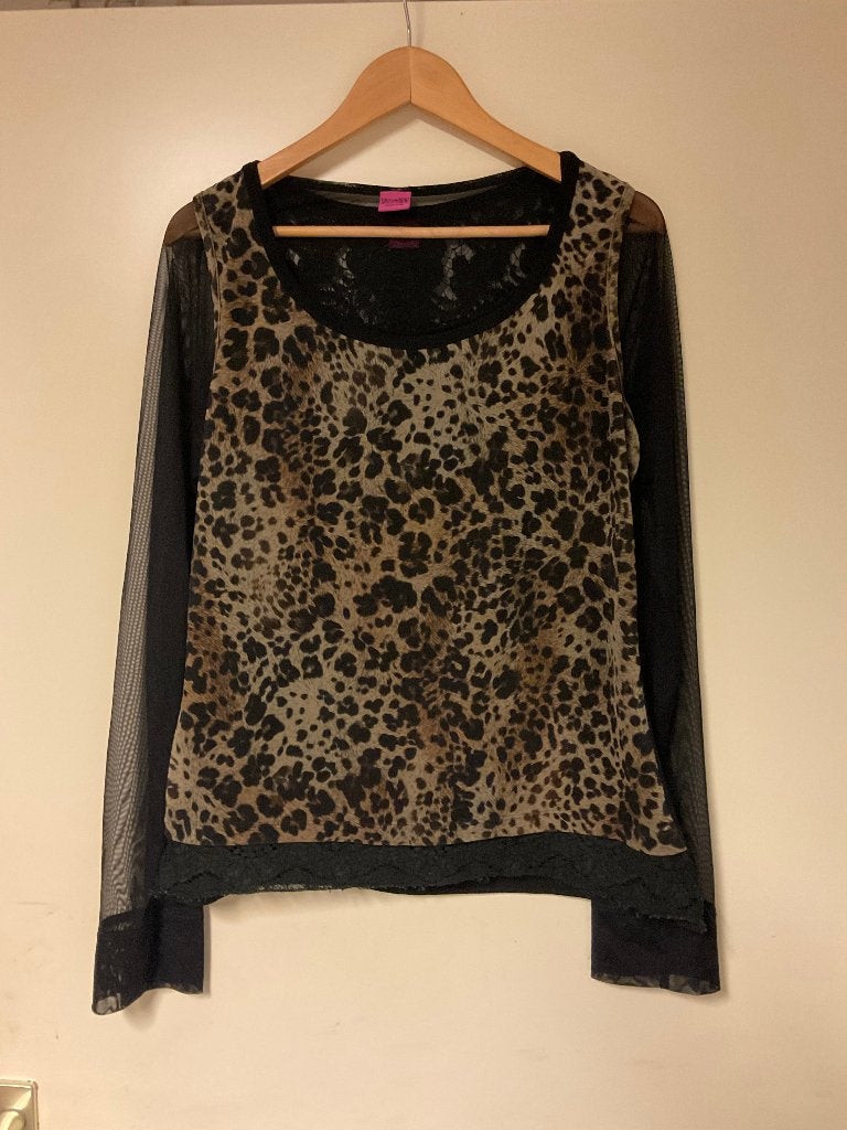 Hemd en top setje van Italiaans merk, Kleding | Dames, Tops, Zwart, Maat 42/44 (L), Zonder mouw, Gedragen