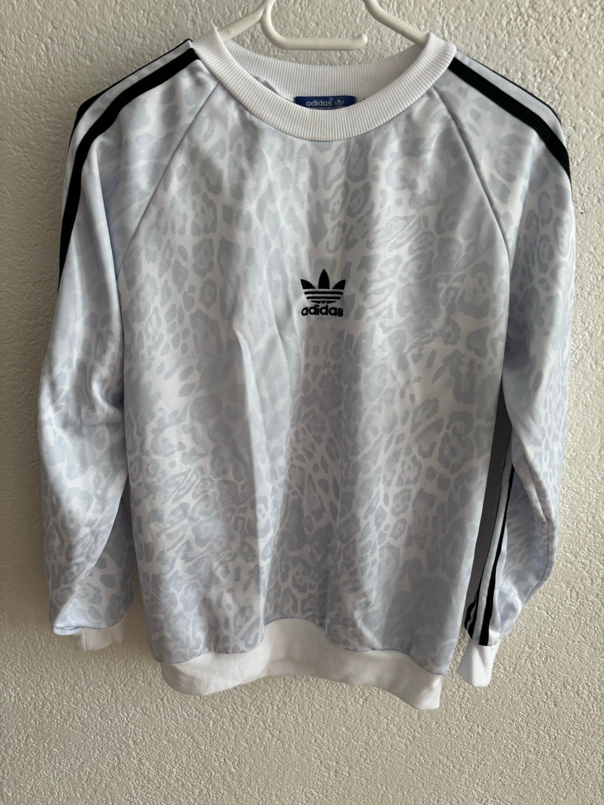 Adidas Leopard Print Trainingspak - Maat XL, Ophalen of Verzenden, Zo goed als nieuw, Maat 46/48 (XL) of groter, Wit