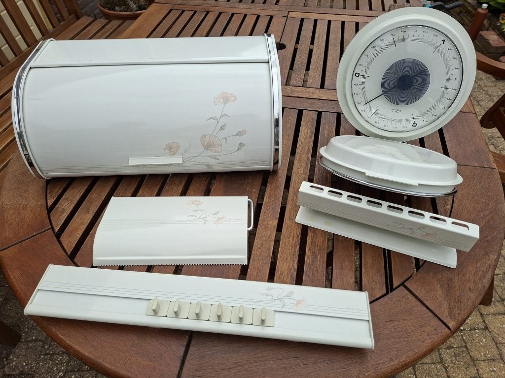Brabantia RVS Keukenset, Ophalen, Metaal, Wit, Brabantia