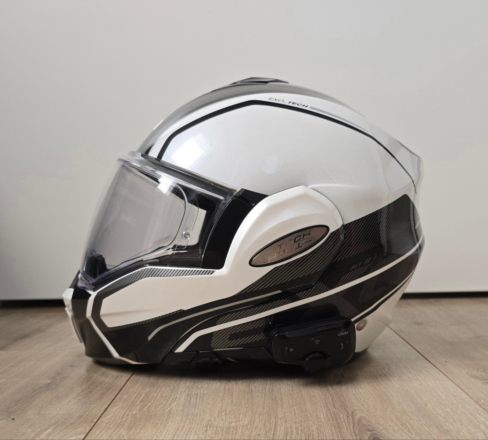 Scorpion Exo Tech Systeemhelm XL met Cardo Freecom 4+, Overige merken, Systeemhelm, Heren, XL