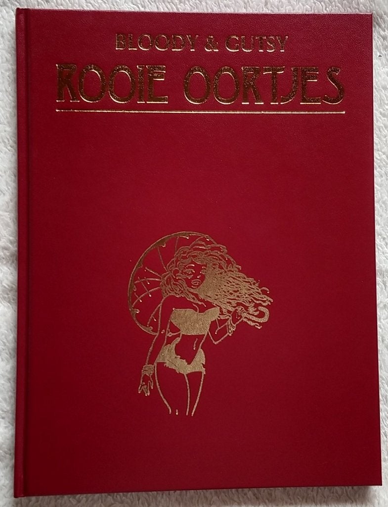 rooie oortjes hardcover, Bloody & gutsy, volgnr 4, Boeken, Stripboeken, Eén stripboek, Ophalen of Verzenden, Zo goed als nieuw