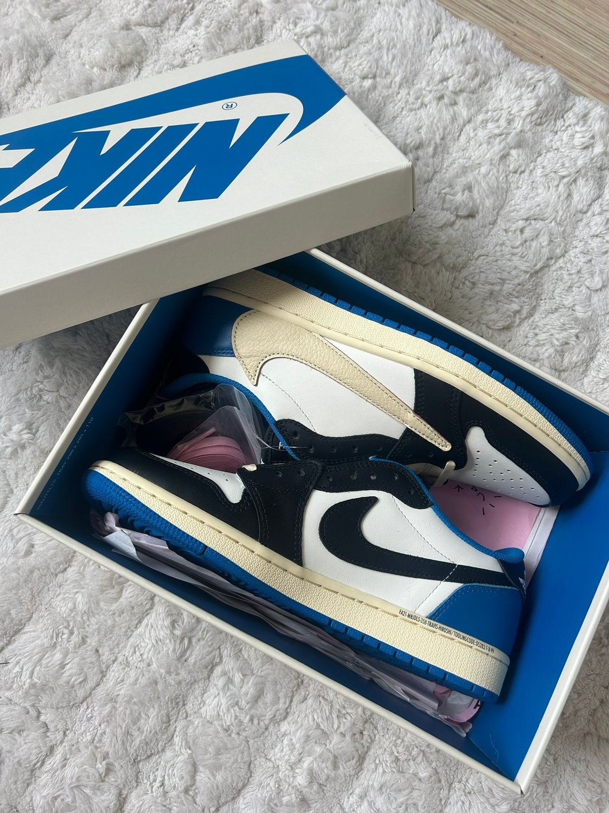 Nike x Travis Scott x Fragment Air Jordan 1 Low 42, Ophalen of Verzenden