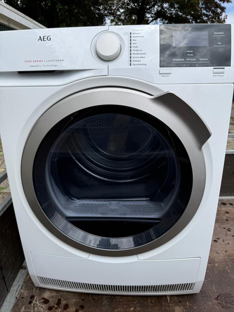 Warmtepomp droger AEG 8kg defect, Witgoed en Apparatuur, Wasdrogers, Ophalen, Gebruikt, Overige typen, 8 tot 10 kg
