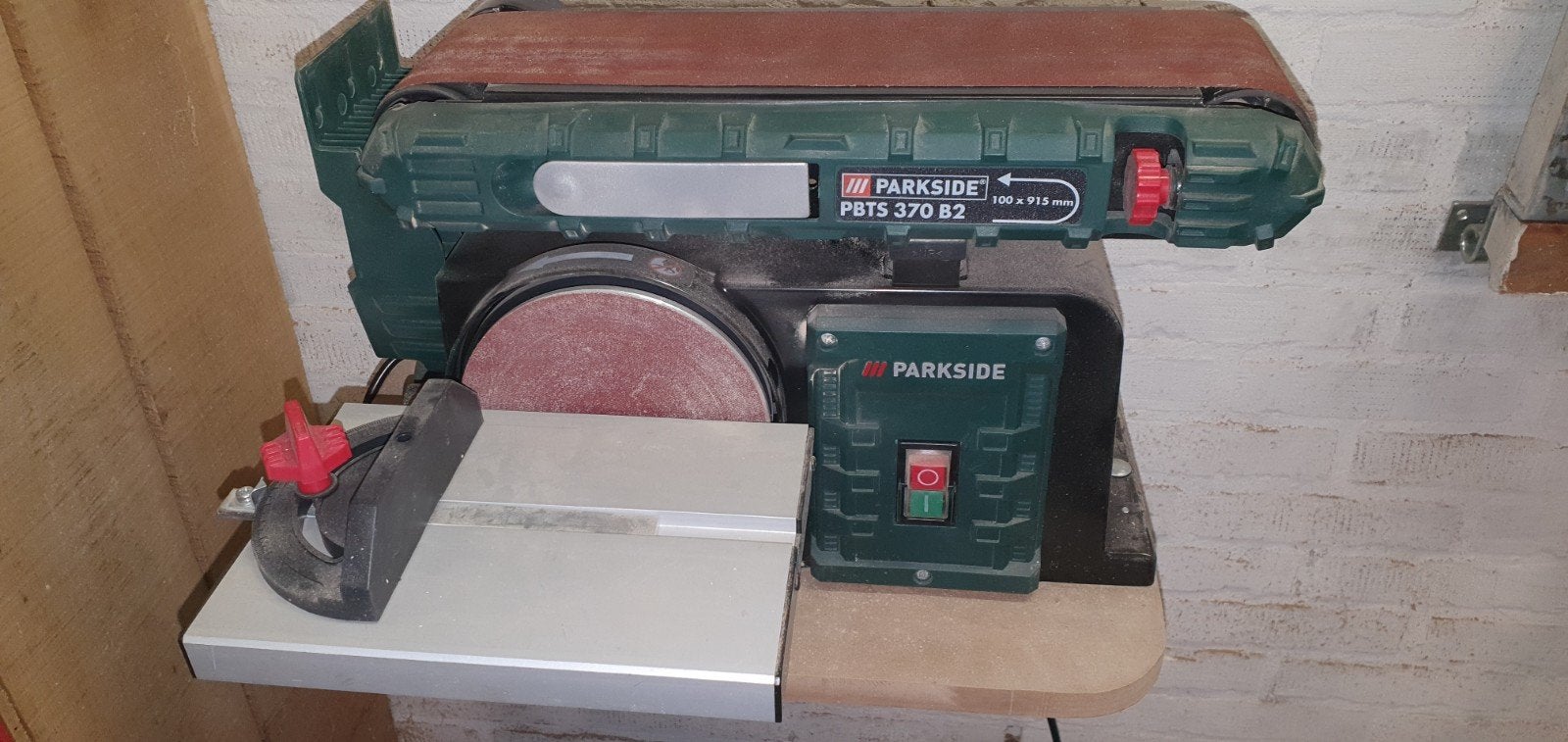 bandschuurmachine parkside, Ophalen, 600 tot 1200 watt, Bandschuurmachine