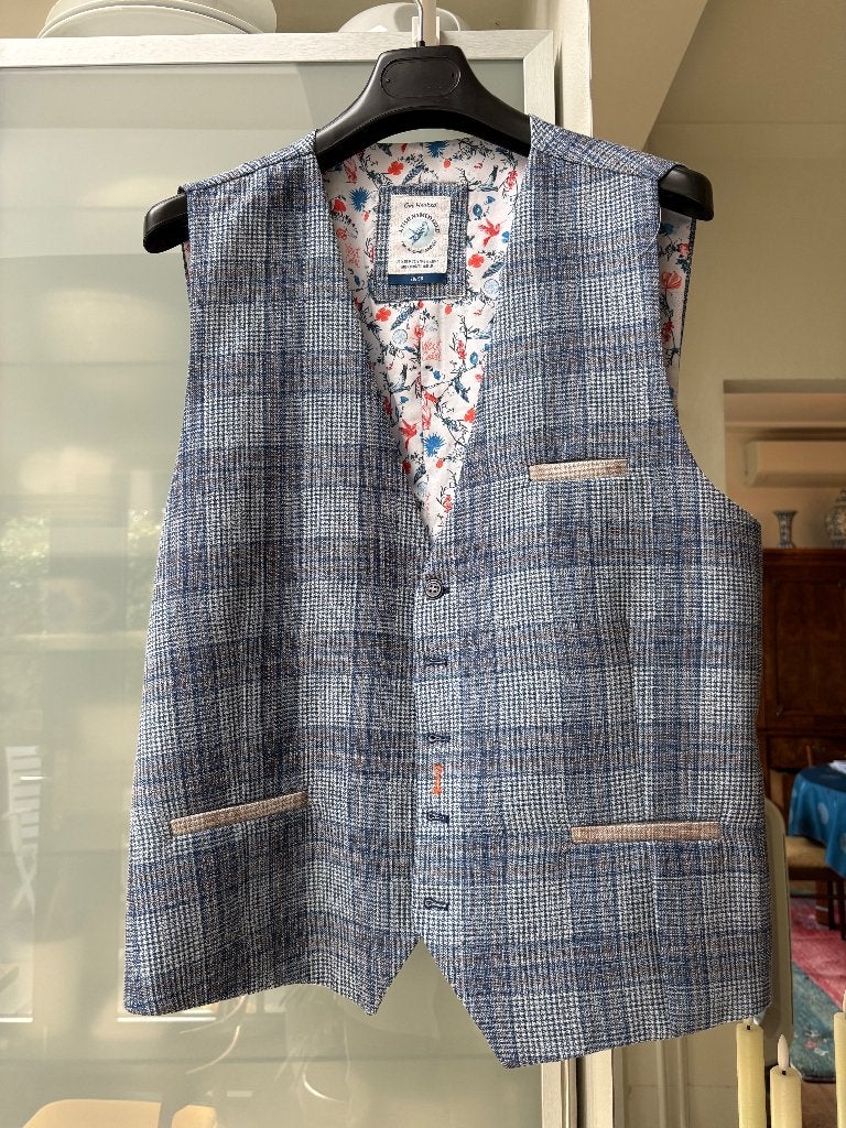 Gilet heren A Fish Named Fred, Kleding | Heren, Kostuums en Colberts, Nieuw, A Fish Named Fred, Ophalen of Verzenden, Maat 48/50 (M)