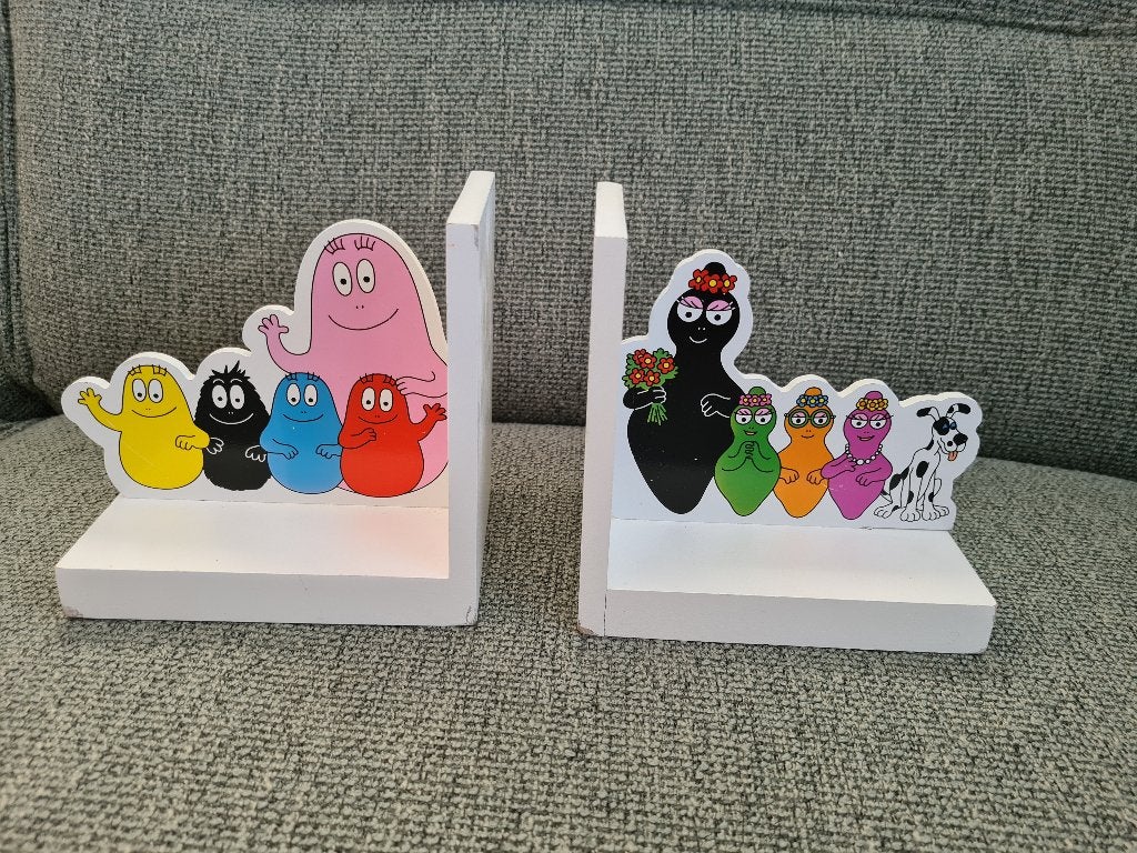 Barbapapa boekensteun boeken steun, Gebruikt, Gebruiksvoorwerp, Overige figuren, Ophalen of Verzenden
