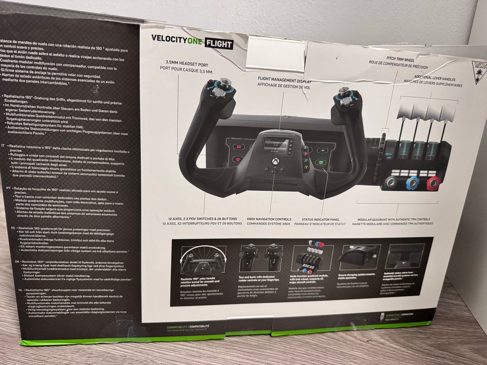 Turtle Beach VelocityOne Flight Universal Flight Control, Ophalen of Verzenden, Zo goed als nieuw, PC, Overige typen