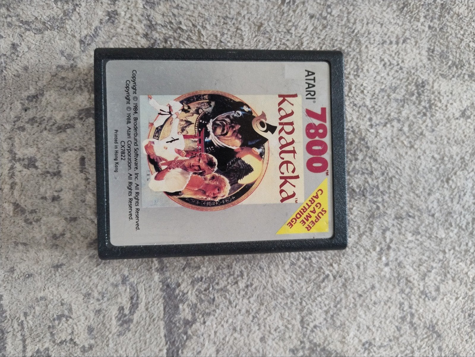 Atari 7800 Karateka Super Game Cartridge - Retro Gaming, Spelcomputers en Games, Games | Atari, Ophalen of Verzenden