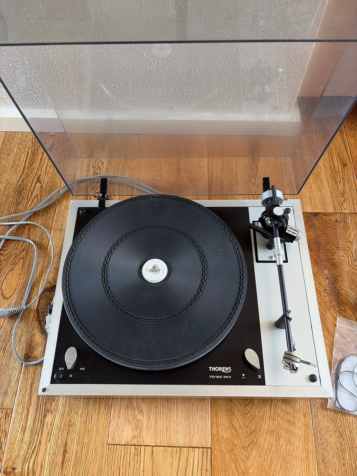 Thorens TD 160 MkII Platenspeler - Klassieke Hifi, Ophalen, Gebruikt, Platenspeler, Thorens