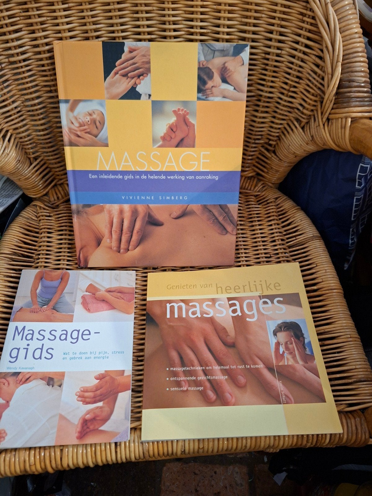 3 Massage Boeken Ontspanning en Welzijn, Boeken, Ophalen of Verzenden
