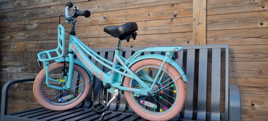 Kinderfiets 16 inch, Ophalen, Gebruikt, 16 tot 20 inch, Zijwieltjes