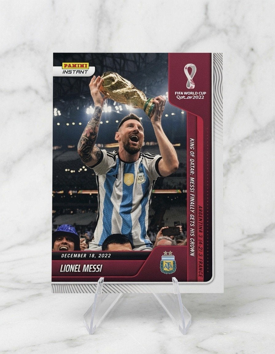 Lionel Messi | Panini Instant 118 | Limited /22081, Hobby en Vrije tijd, Stickers en Plaatjes, Ophalen of Verzenden, Plaatje