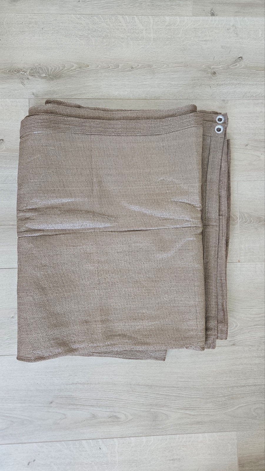 Nieuw tenttapijt / caravantapijt taupe 250x400cm met ringen, Ophalen of Verzenden