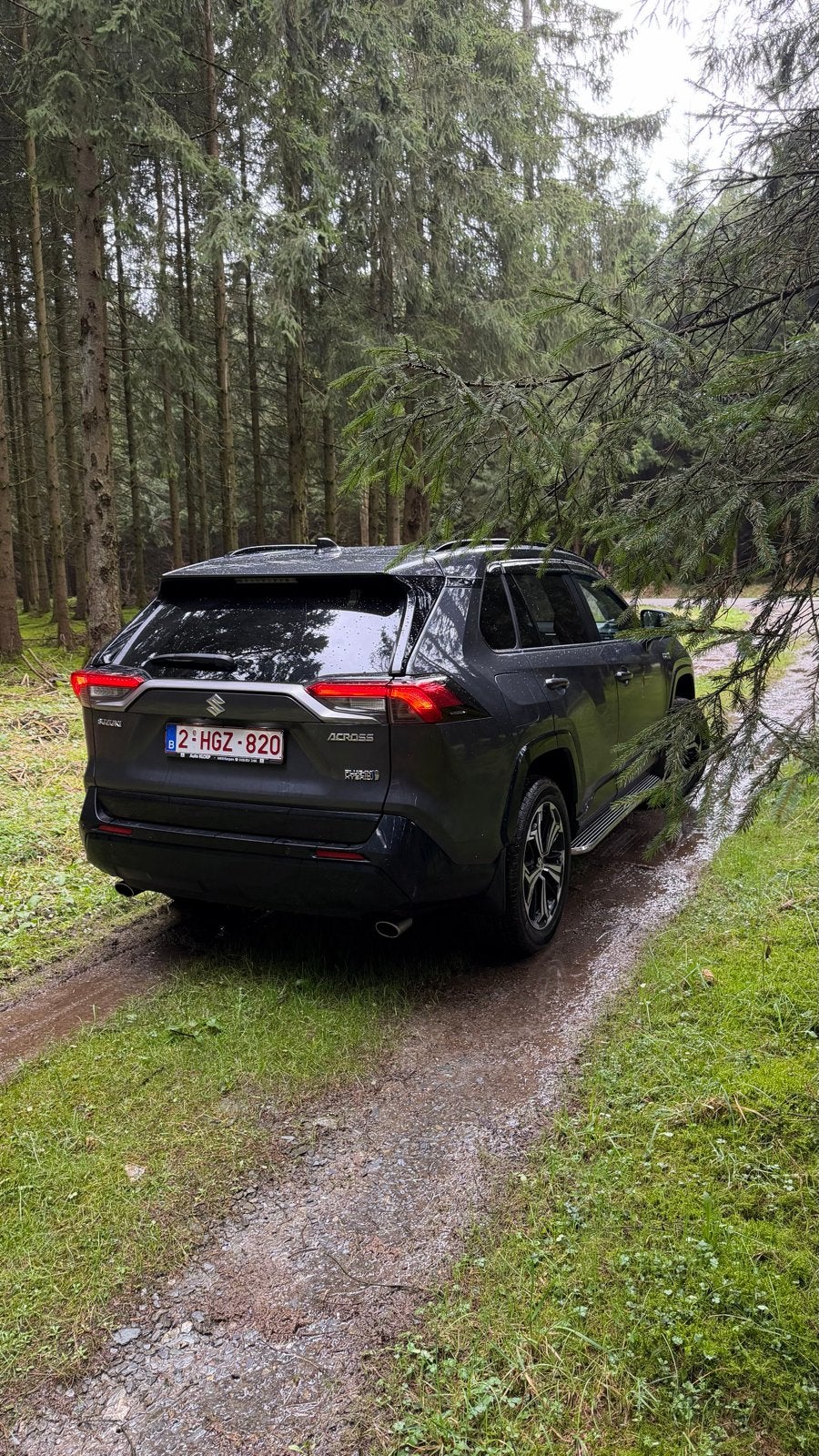 Suzuki Across PHEV Plug-in Hybrid 2021, Auto's, Automaat, Dealer onderhouden, Zwart, 4 cilinders