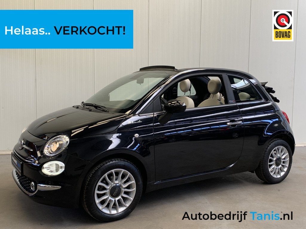 Fiat 500C 1.0 Hybrid Dolcevita AIRCO/ECC-LMV-LEDER-CRUISE CO, Auto's, Fiat, Bedrijf, Te koop, 500C, ABS, Airbags, Airconditioning