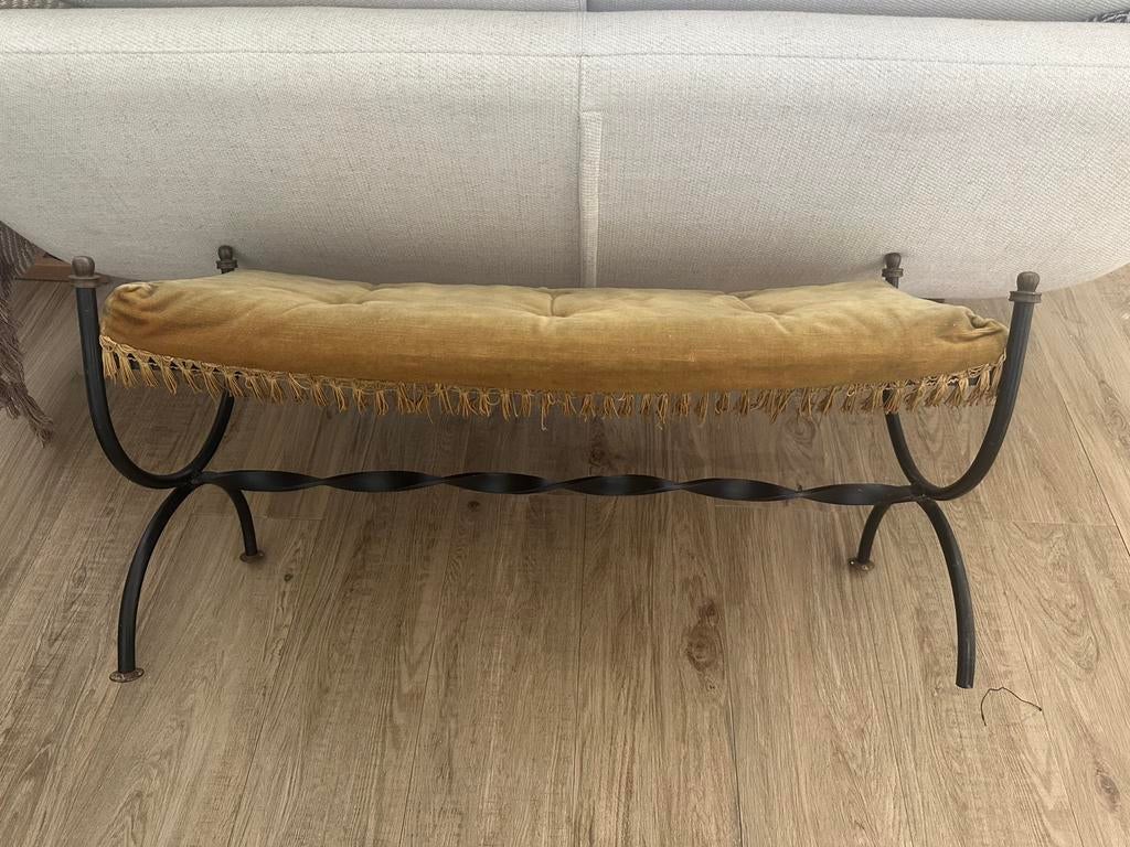 Vintage bankje, Huis en Inrichting, Woonaccessoires | Kapstokken, Wandkapstok, Ophalen of Verzenden, Zo goed als nieuw, Minder dan 100 cm