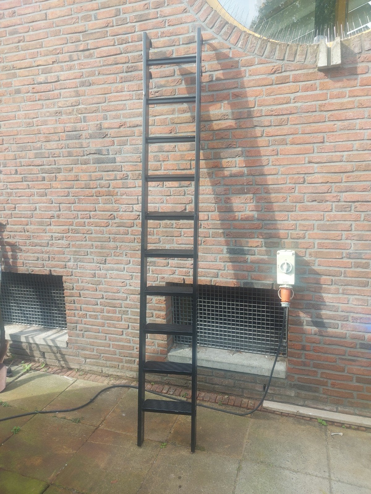 Aluminium ladder, Ophalen of Verzenden, Zo goed als nieuw, 4 meter of meer