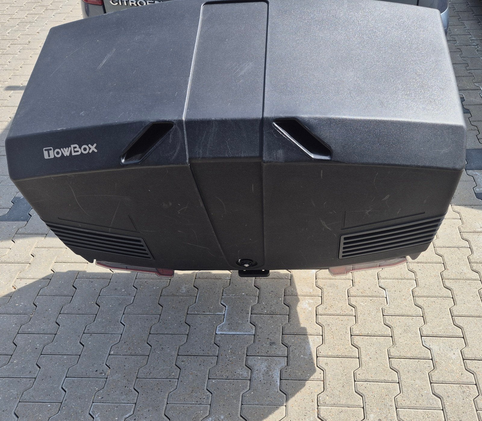 NIEUWSTE in goede staat GROOTSTE TowboxV3 zwarte trekhaakbox, Ophalen of Verzenden, Nieuw