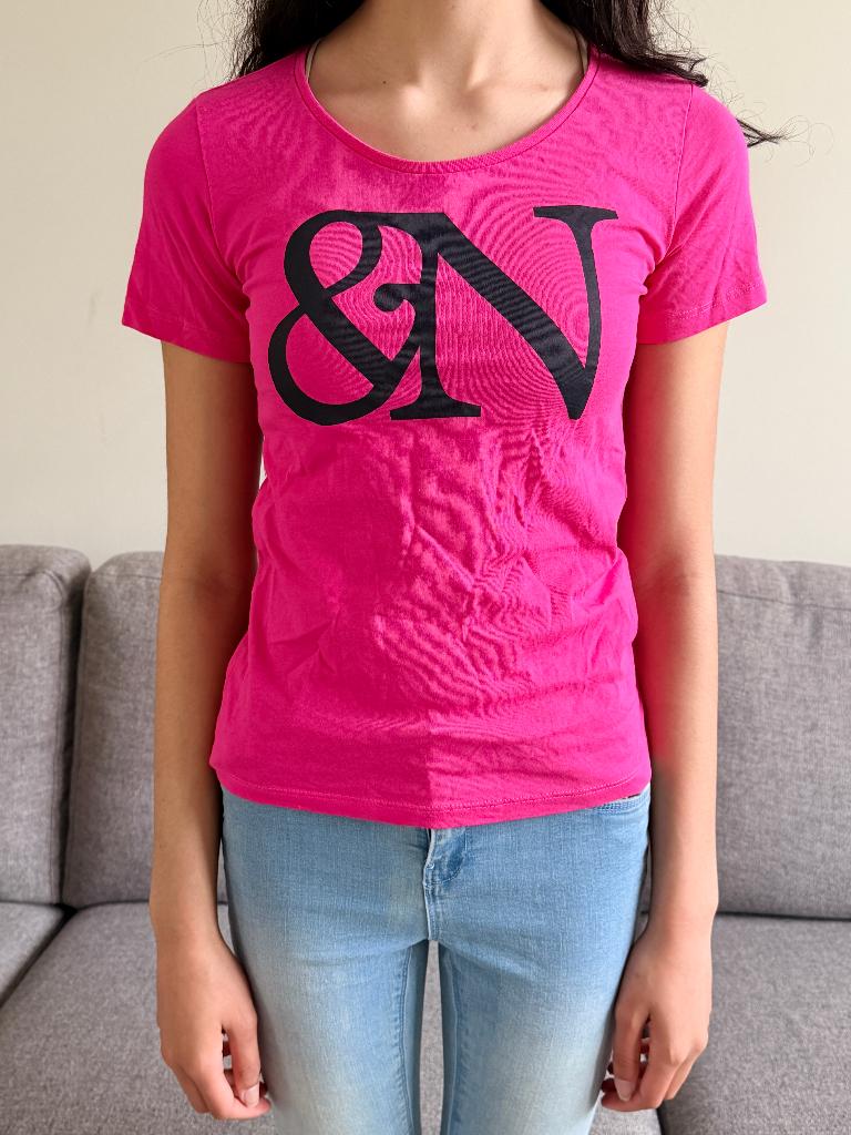 Nik & Nik T-shirt maat 152 (12 jaar), Kinderen en Baby's, Kinderkleding | Maat 152, Meisje, Nik&Nik, Ophalen of Verzenden, Zo goed als nieuw
