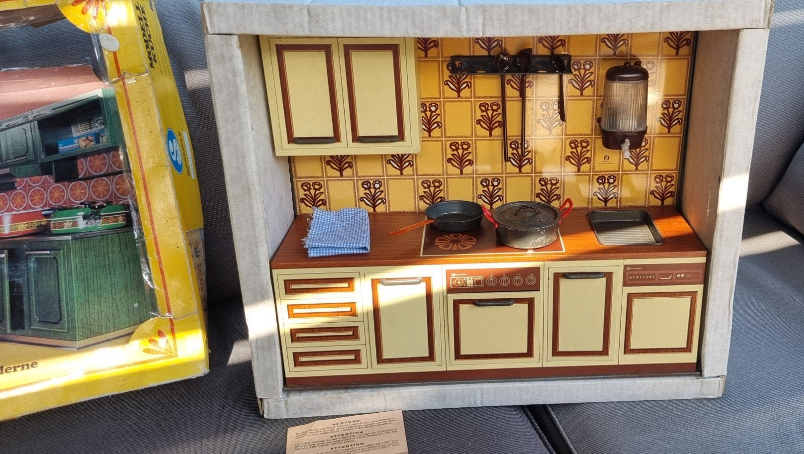 Vintage metalen miniatuur keuken Schöpper Bauknecht, Ophalen of Verzenden