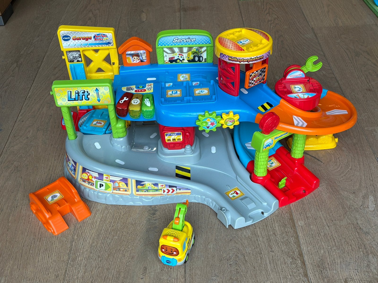 VTech Toet Toet Auto’s Garage, Ophalen, Zo goed als nieuw, 2 tot 4 jaar