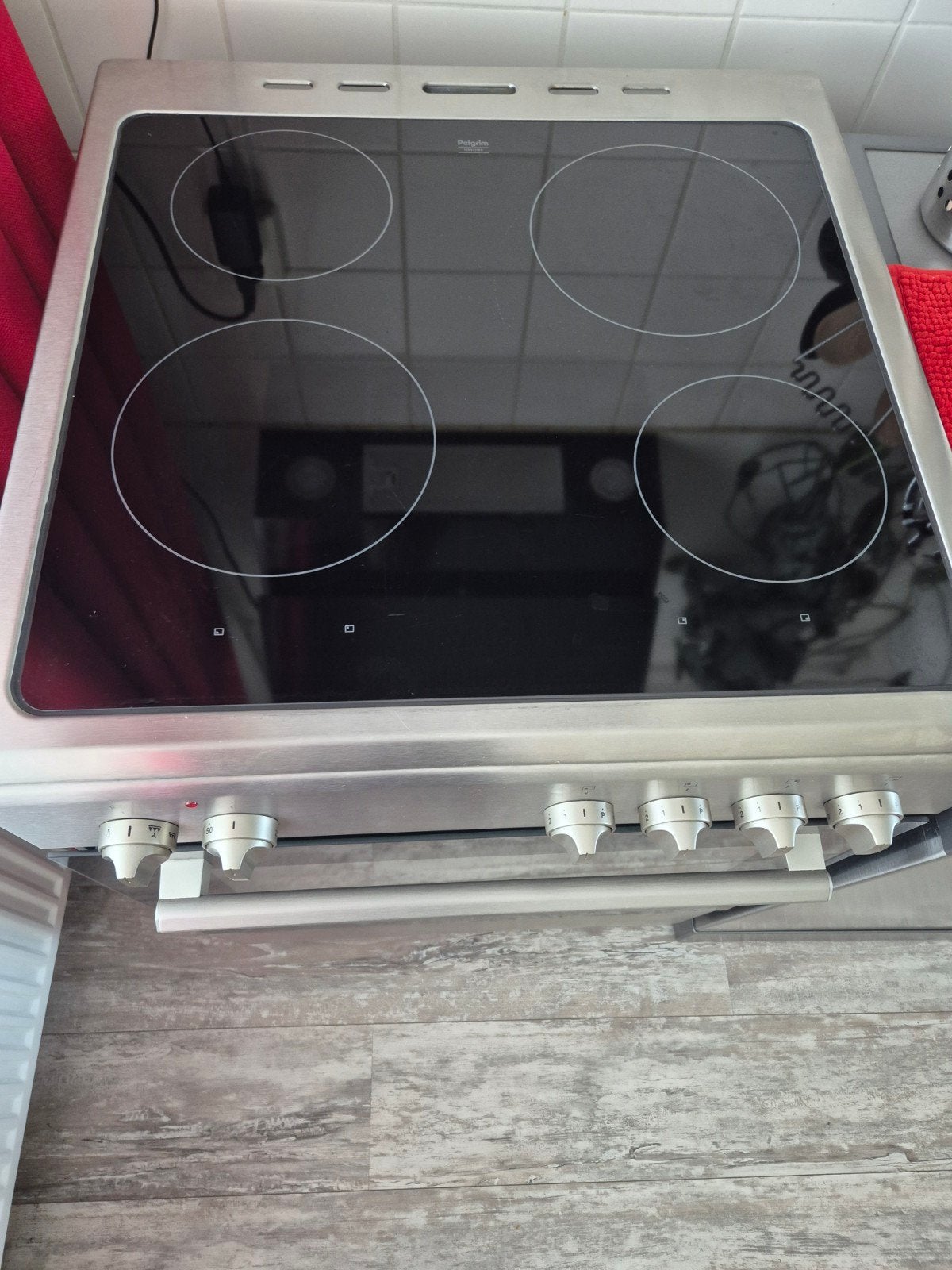 Pelgrim PFI7160RVS inductiefornuis, Witgoed en Apparatuur, Fornuizen, Ophalen, Gebruikt, 60 cm of meer, Keramisch
