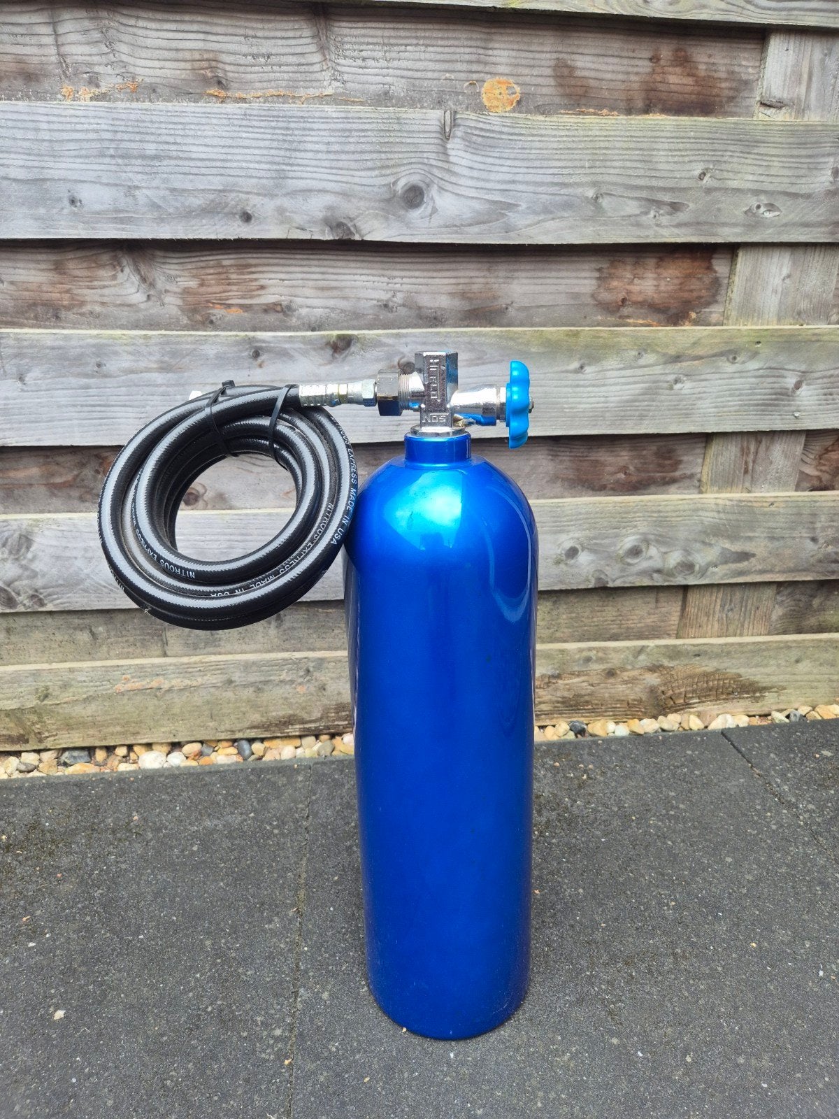 originele Nitrous  10 lb aluminium NOS-fles., Ophalen of Verzenden, Nieuw