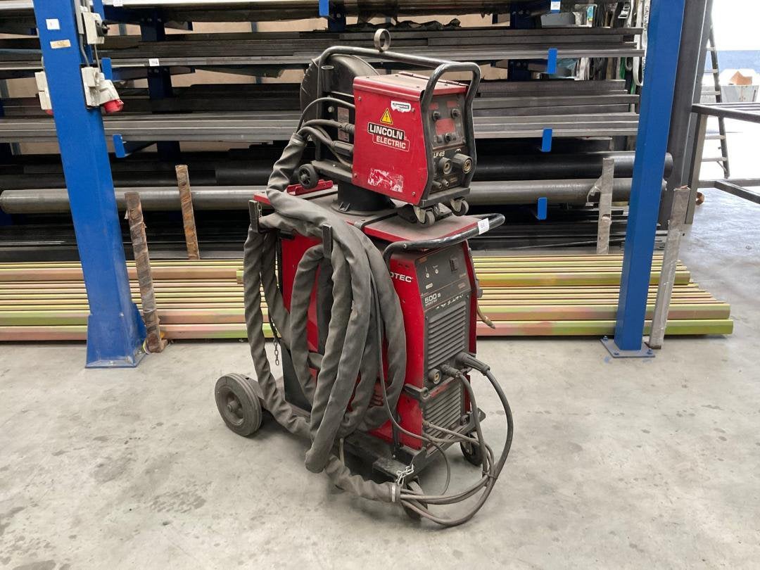 Lasapparaat Lincoln Electric Speedtec 500S met LF45, Ophalen, Zo goed als nieuw