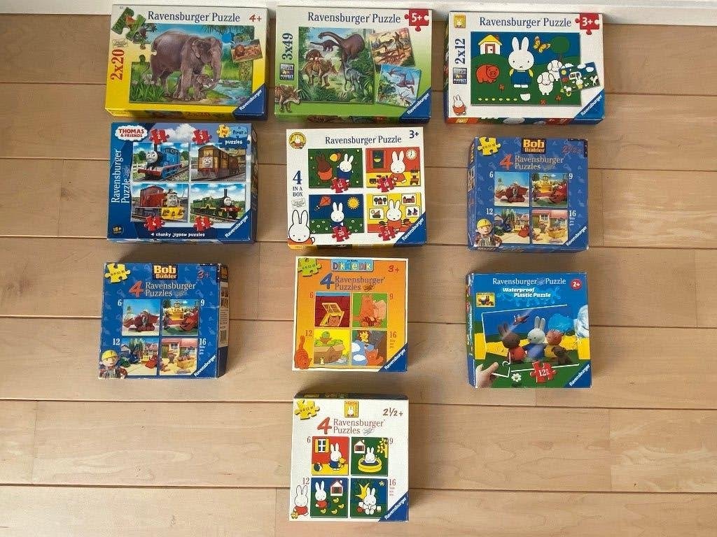 Heel veel Ravensburger puzzels!, Kinderen en Baby's, Speelgoed | Kinderpuzzels, Ophalen of Verzenden, 10 tot 50 stukjes, Gebruikt