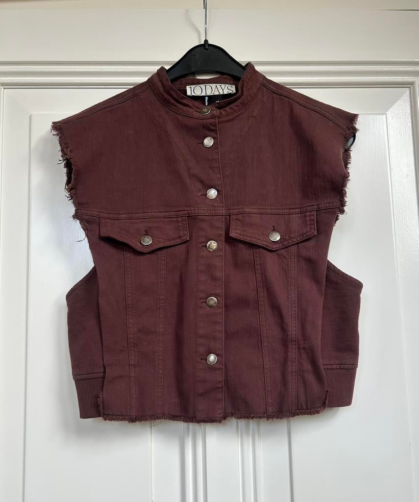10 Days burgundy gilet maat M, Ophalen of Verzenden, Zo goed als nieuw, Maat 38/40 (M), Rood