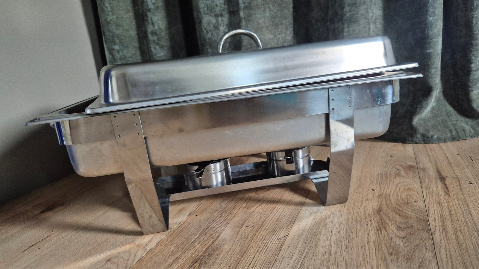 Complete RVS Warmhouder voor Gerechten - 9 Liter, Ophalen, Gebruikt, Rvs