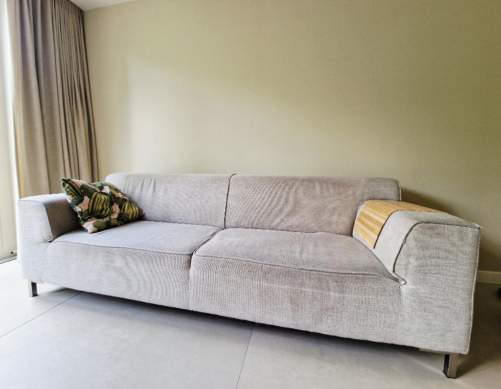 Bank, gratis, Huis en Inrichting, Ophalen, Gebruikt, Driepersoons, 75 tot 100 cm