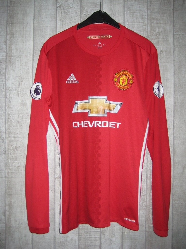 voetbalshirt Manchester United 2016 ,Adidas, mt. M., Ophalen of Verzenden, Gebruikt, Buitenlandse clubs, Shirt